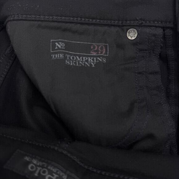 POLO Ralph Lauren The Tompkin Skinny Red Tuxedo Stripe Jean Size 29 - Picture 10 of 10